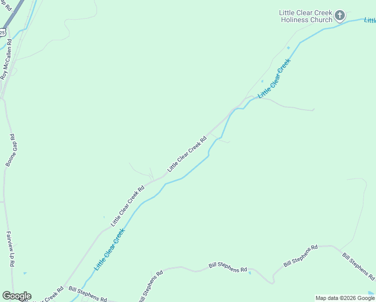 map of restaurants, bars, coffee shops, grocery stores, and more near Little Clear Creek Road in Mount Vernon