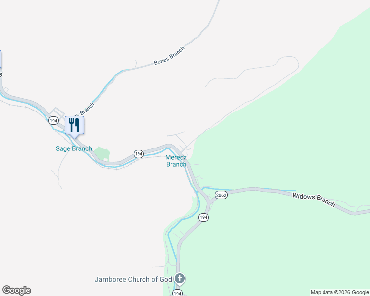 map of restaurants, bars, coffee shops, grocery stores, and more near 55 Mereda Branch in Phelps