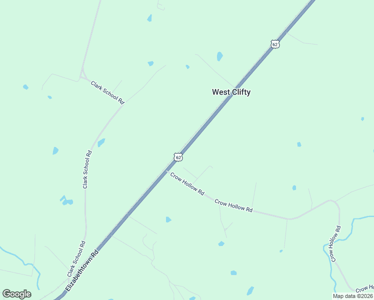 map of restaurants, bars, coffee shops, grocery stores, and more near 6443 Elizabethtown Road in Leitchfield