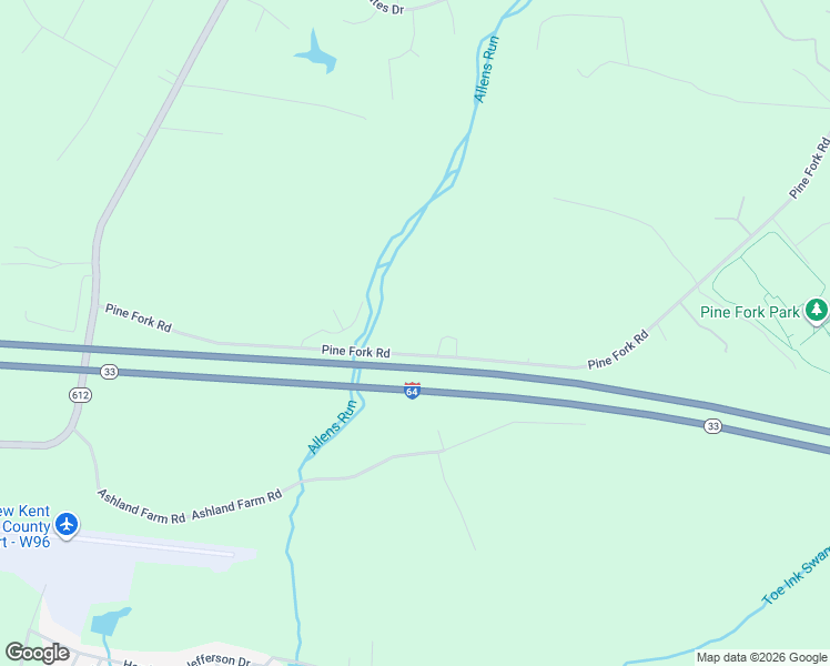 map of restaurants, bars, coffee shops, grocery stores, and more near 5800 Pine Fork Road in Quinton