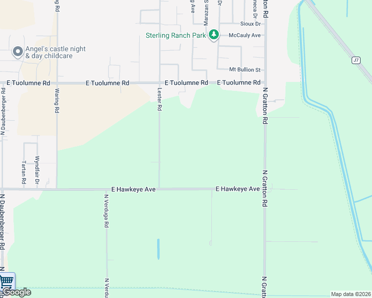 map of restaurants, bars, coffee shops, grocery stores, and more near 1818 Lester Road in Turlock