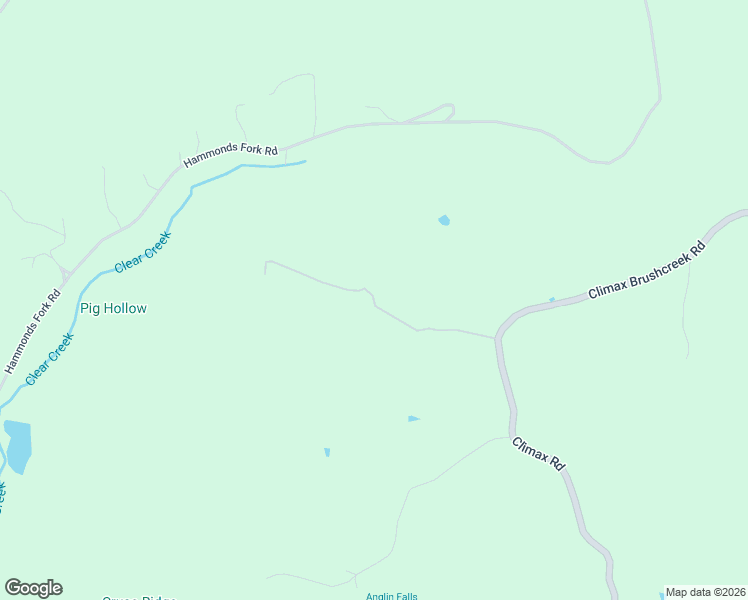 map of restaurants, bars, coffee shops, grocery stores, and more near North Cruse Ridge Road in Rockcastle County