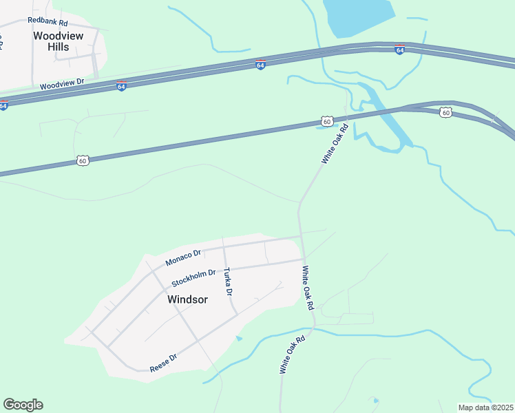 map of restaurants, bars, coffee shops, grocery stores, and more near 4825 Old Williamsburg Road in Sandston