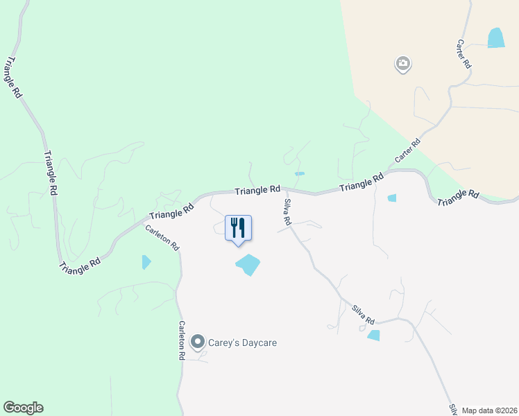 map of restaurants, bars, coffee shops, grocery stores, and more near 4547 Triangle Road in Mariposa