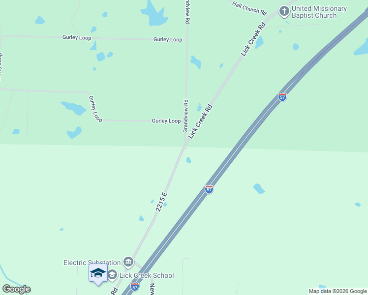 map of restaurants, bars, coffee shops, grocery stores, and more near 7602 Lick Creek Road in Buncombe