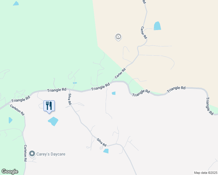 map of restaurants, bars, coffee shops, grocery stores, and more near 4465 Triangle Road in Mariposa