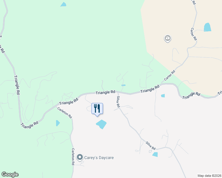 map of restaurants, bars, coffee shops, grocery stores, and more near Triangle Road in Mariposa County