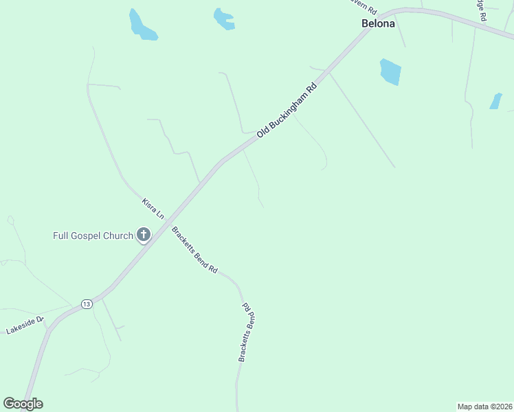 map of restaurants, bars, coffee shops, grocery stores, and more near 1717 Mount Olivett Road in Powhatan