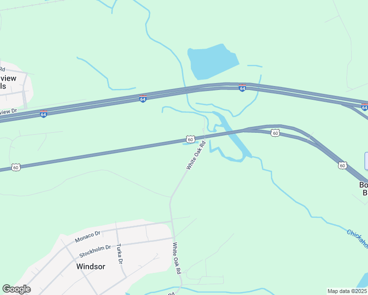 map of restaurants, bars, coffee shops, grocery stores, and more near 4901 East Williamsburg Road in Sandston