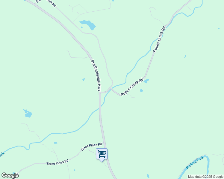 map of restaurants, bars, coffee shops, grocery stores, and more near 5299 Popes Creek Rd in Lebanon