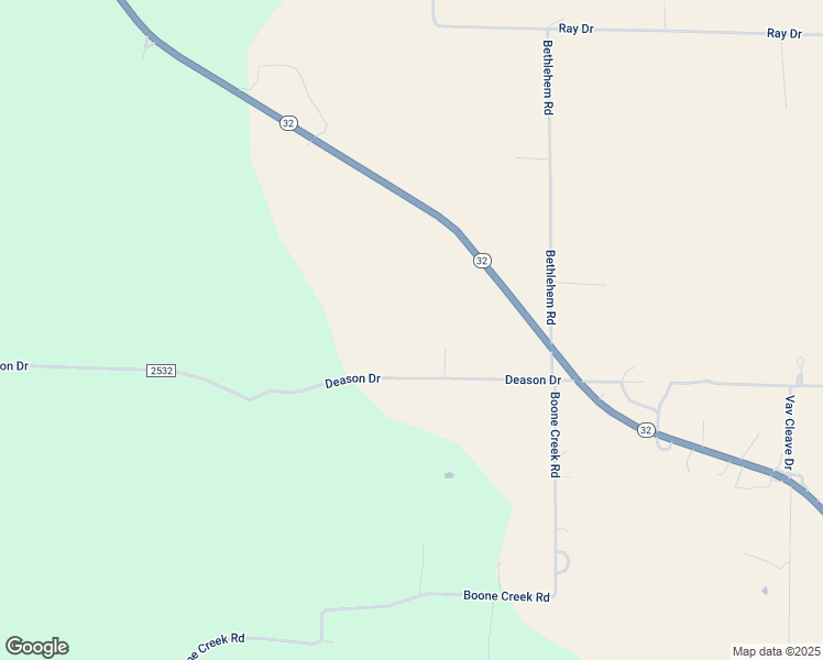 map of restaurants, bars, coffee shops, grocery stores, and more near 17597 Deason Drive in Licking