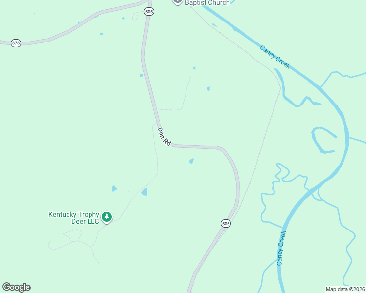 map of restaurants, bars, coffee shops, grocery stores, and more near Dan Road in Olaton