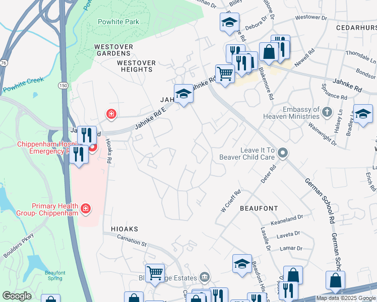 map of restaurants, bars, coffee shops, grocery stores, and more near 942 Lisson Crescent in Richmond