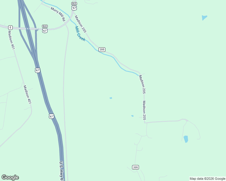 map of restaurants, bars, coffee shops, grocery stores, and more near 1083-1699 County Road 205 in Fredericktown