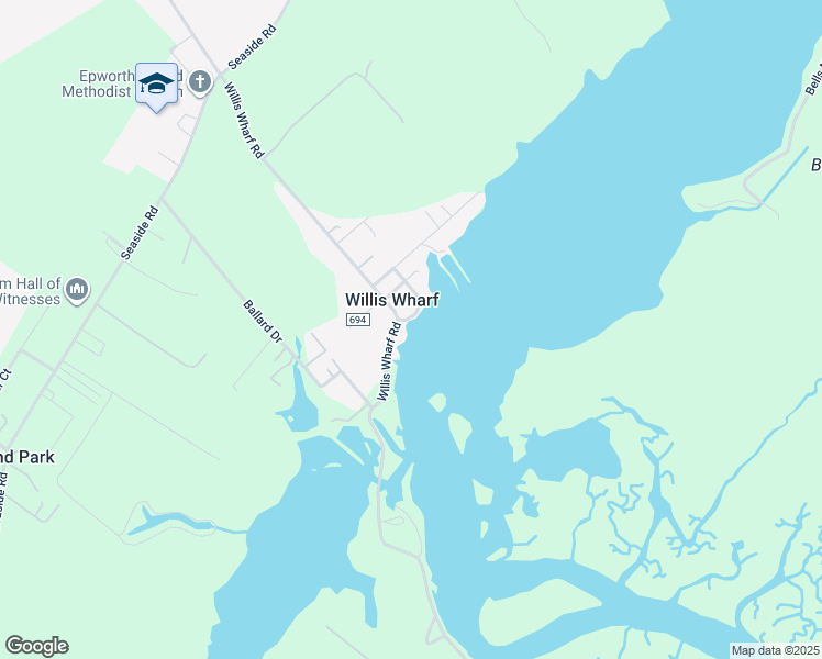 map of restaurants, bars, coffee shops, grocery stores, and more near in Willis Wharf