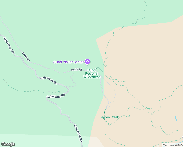map of restaurants, bars, coffee shops, grocery stores, and more near 1895 Geary Road in Sunol