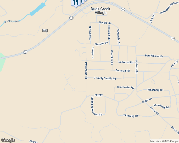 map of restaurants, bars, coffee shops, grocery stores, and more near 800 Bonanza Road in Duck Creek Village