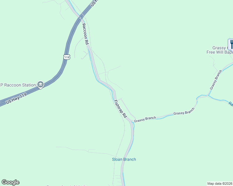 map of restaurants, bars, coffee shops, grocery stores, and more near 1880-1898 Raccoon Rd in Pike