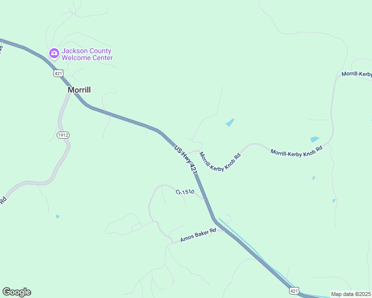 map of restaurants, bars, coffee shops, grocery stores, and more near 14056 U.S. 421 in McKee