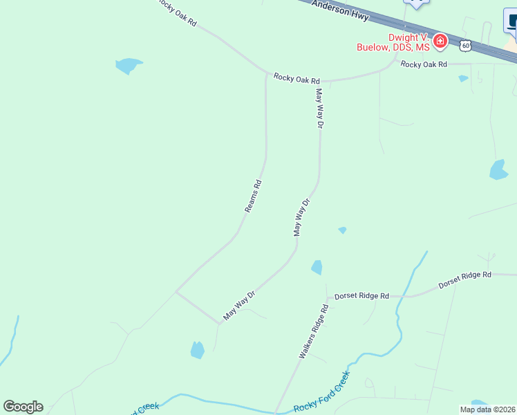 map of restaurants, bars, coffee shops, grocery stores, and more near 1738 Reams Road in Powhatan