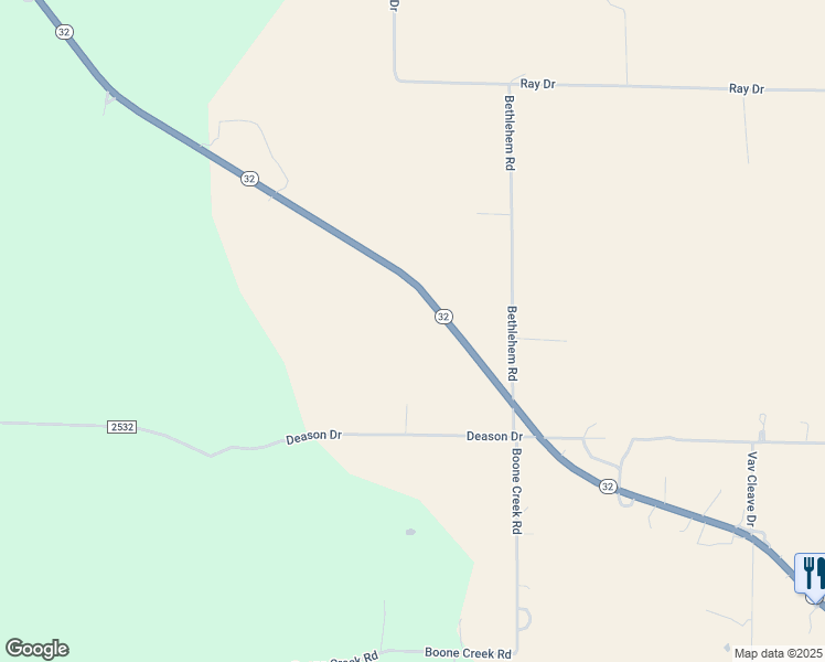 map of restaurants, bars, coffee shops, grocery stores, and more near in Licking