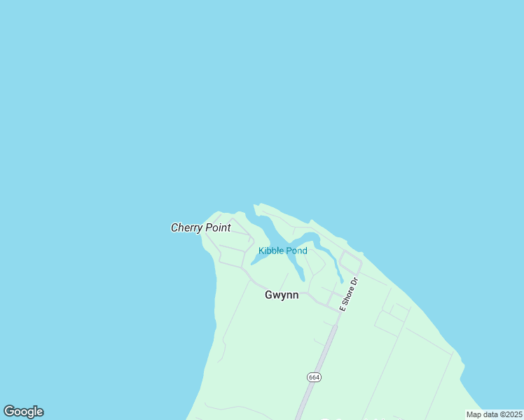 map of restaurants, bars, coffee shops, grocery stores, and more near 570 East Shore Drive in Gwynn