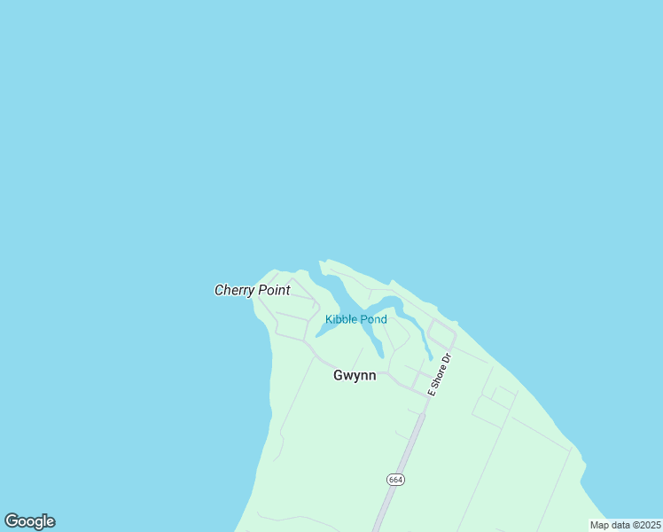 map of restaurants, bars, coffee shops, grocery stores, and more near 570 East Shore Drive in Gwynn