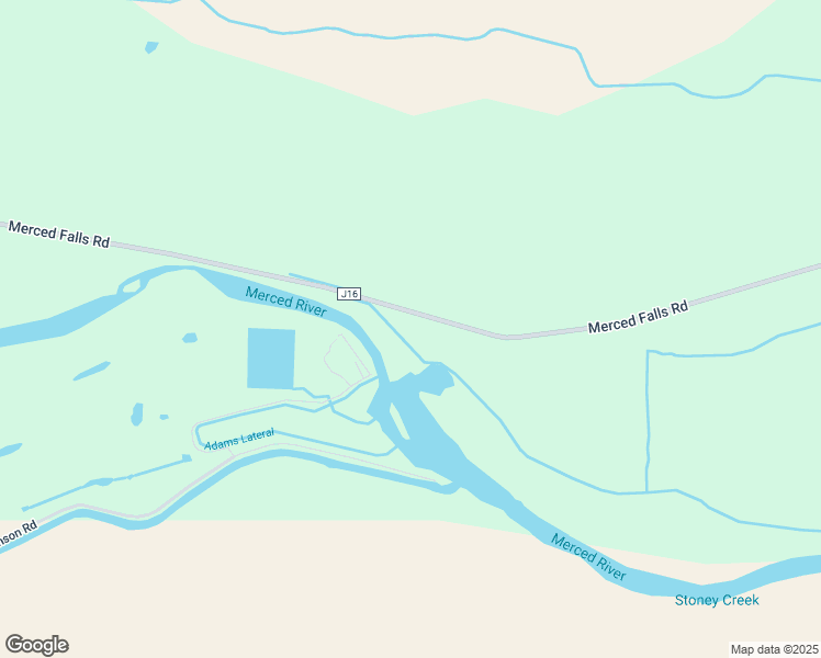 map of restaurants, bars, coffee shops, grocery stores, and more near 6345 Merced Falls Road in Snelling
