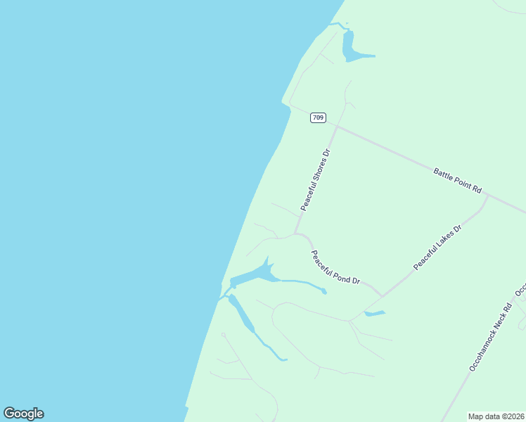 map of restaurants, bars, coffee shops, grocery stores, and more near 4680 Peaceful Shores Drive in Exmore