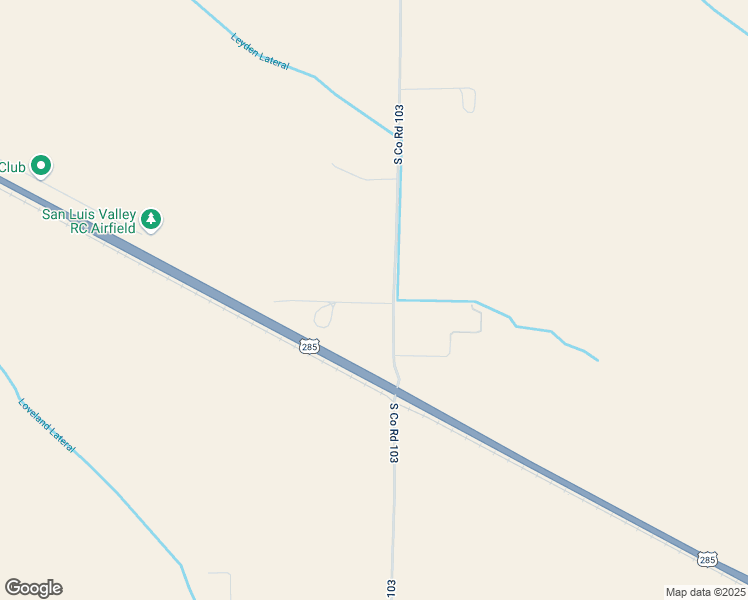 map of restaurants, bars, coffee shops, grocery stores, and more near 2894 County Road 4 South in Alamosa