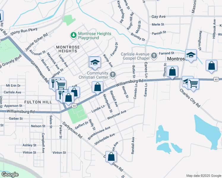 map of restaurants, bars, coffee shops, grocery stores, and more near in 