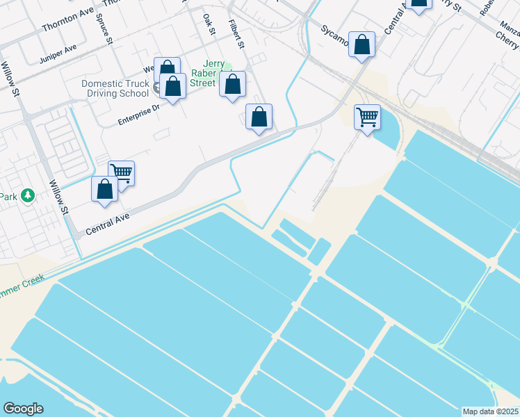 map of restaurants, bars, coffee shops, grocery stores, and more near 7447 Morton Avenue in Newark