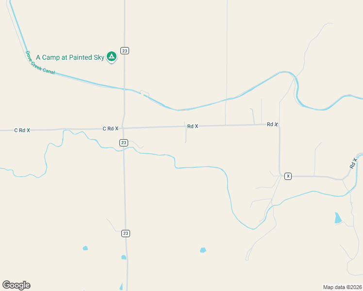 map of restaurants, bars, coffee shops, grocery stores, and more near 23300 Road X in Lewis