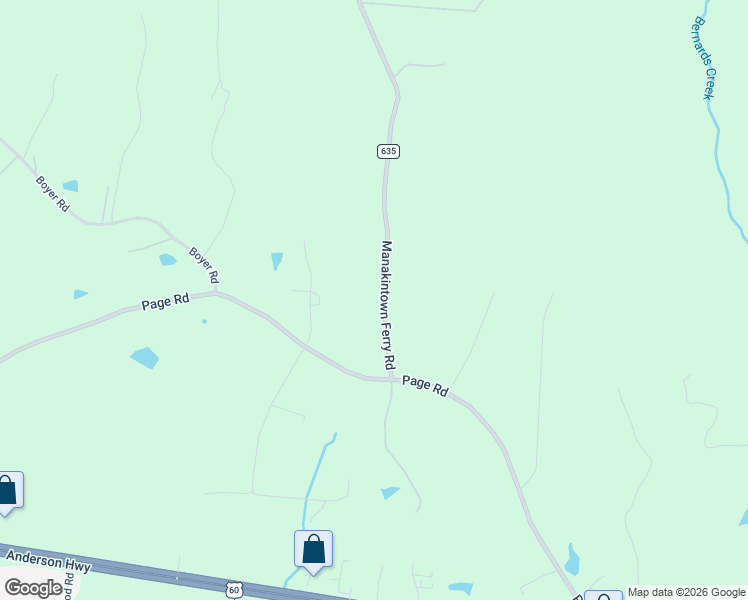 map of restaurants, bars, coffee shops, grocery stores, and more near 1819 State Route 635 in Midlothian