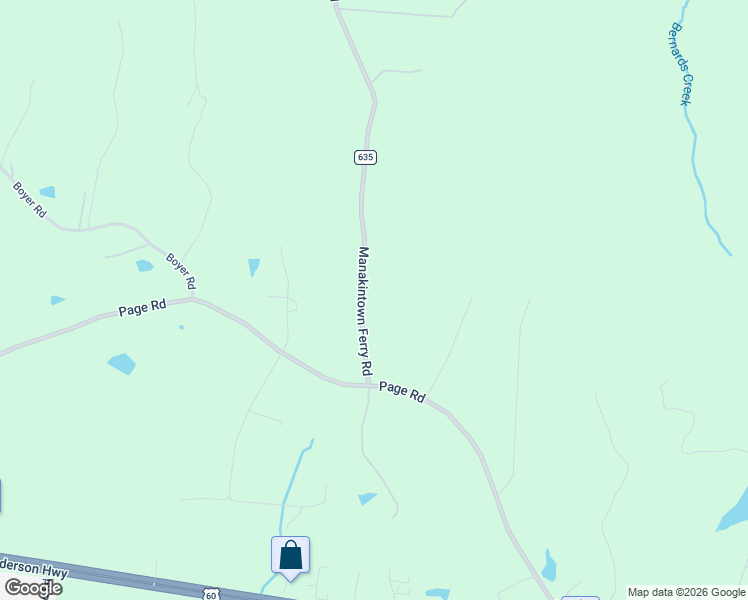 map of restaurants, bars, coffee shops, grocery stores, and more near 1819 State Route 635 in Midlothian