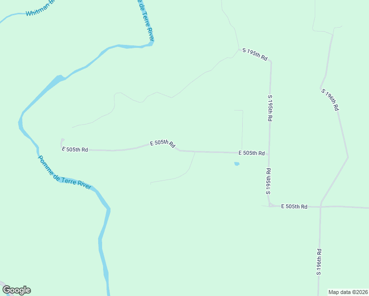 map of restaurants, bars, coffee shops, grocery stores, and more near 1951 East 505th Road in Halfway