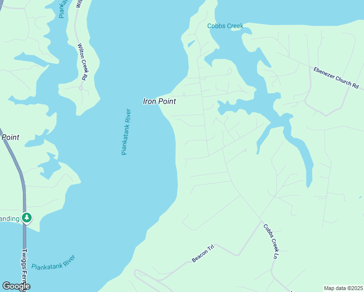 map of restaurants, bars, coffee shops, grocery stores, and more near 1195 Cobbs Creek Lane in Cobbs Creek