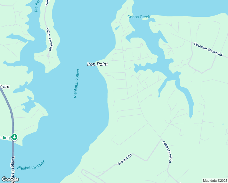 map of restaurants, bars, coffee shops, grocery stores, and more near 1195 Cobbs Creek Lane in Cobbs Creek