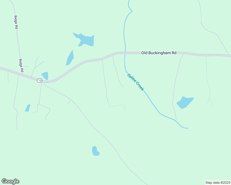 map of restaurants, bars, coffee shops, grocery stores, and more near 4939 Old Buckingham Road in Powhatan