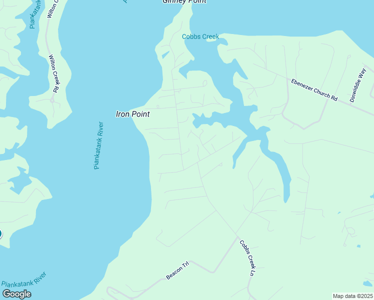 map of restaurants, bars, coffee shops, grocery stores, and more near 1218 Cobbs Creek Lane in Cobbs Creek
