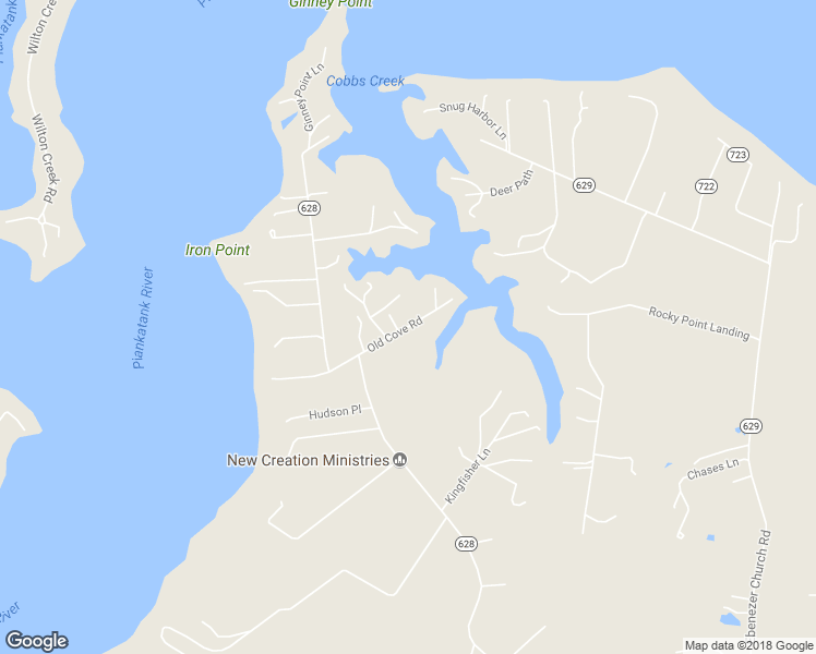 map of restaurants, bars, coffee shops, grocery stores, and more near Old Cove Road in Cobbs Creek