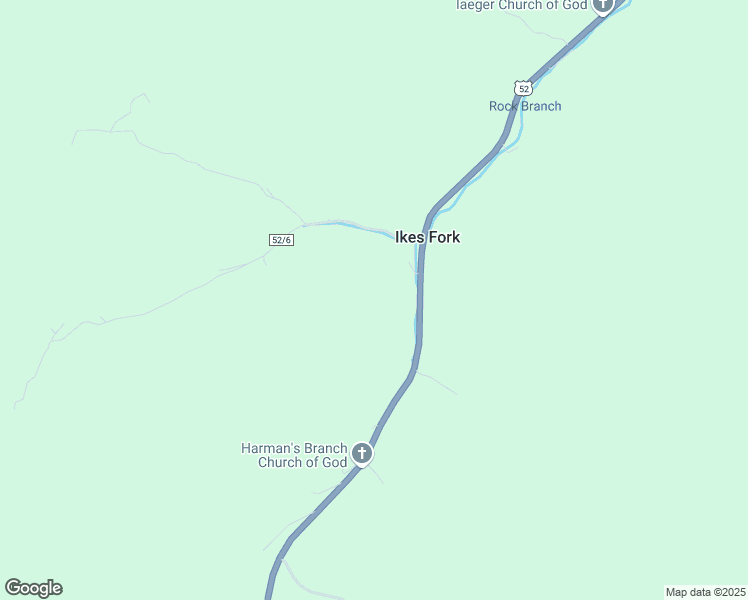 map of restaurants, bars, coffee shops, grocery stores, and more near West Virginia 80 in Iaeger