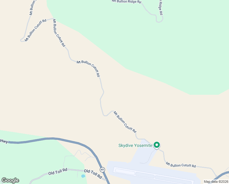 map of restaurants, bars, coffee shops, grocery stores, and more near 5244 Cya Road in Mariposa