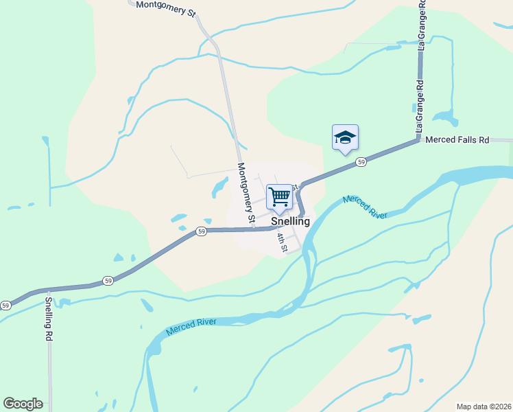 map of restaurants, bars, coffee shops, grocery stores, and more near 2443 Emma Street in Snelling