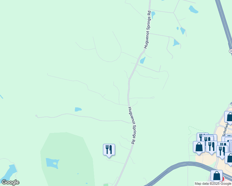 map of restaurants, bars, coffee shops, grocery stores, and more near 1918 Regiment Terrace in Midlothian