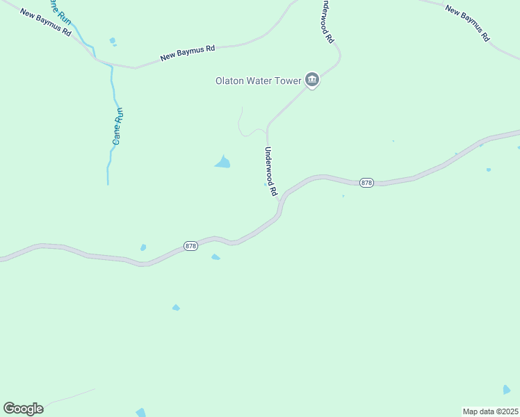 map of restaurants, bars, coffee shops, grocery stores, and more near Kentucky 878 in Olaton