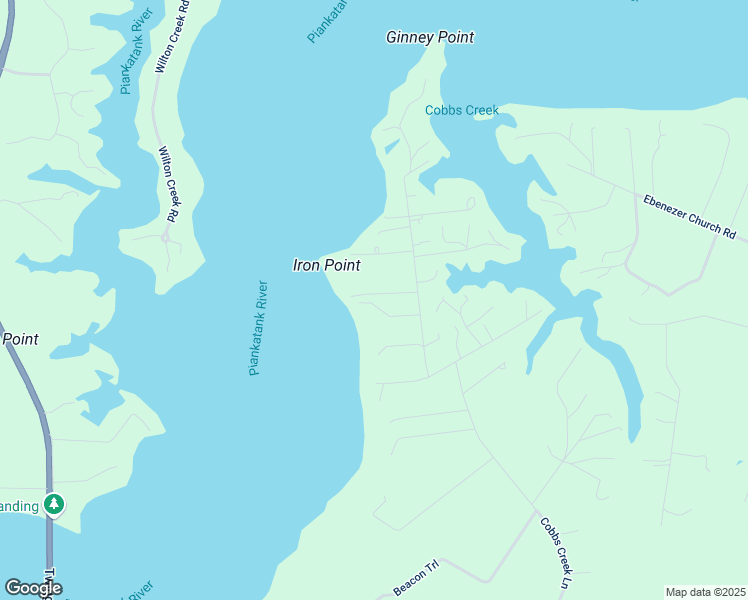 map of restaurants, bars, coffee shops, grocery stores, and more near 1277 Cobbs Creek Lane in Cobbs Creek