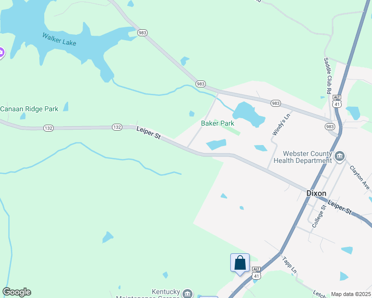 map of restaurants, bars, coffee shops, grocery stores, and more near 32 Lakeview Drive in Dixon