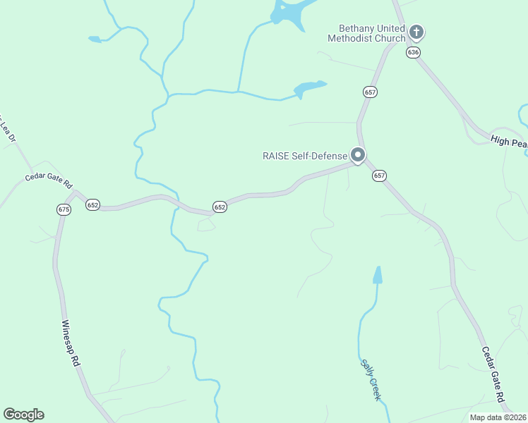 map of restaurants, bars, coffee shops, grocery stores, and more near 1319 Cedar Gate Road in Monroe