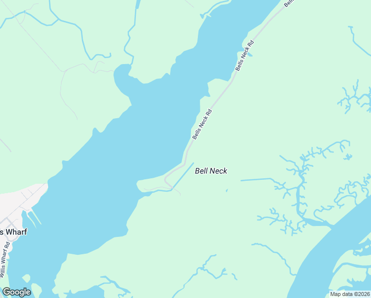 map of restaurants, bars, coffee shops, grocery stores, and more near Bells Neck Road in Painter